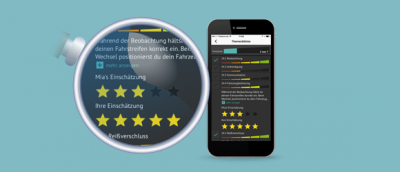 2. Wie verteile ich die Sterne bei der Bewertung?